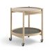Brdr. Krüger Bølling Table plateau modèle 50 pierre, structure en chêne non traité