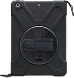 Xccess Survivor All-round Tablethoes geschikt voor Apple iPad 10.2 (2019/2020/2021) Hardcase Backcover + Schouderband + Standaard - Zwart
