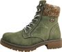 Jane Klain Chaussures pour femmes Bottines à lacets Vert Loisir
