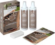 vidaXL Rattan- en textielonderhoudsset voor tuinmeubelen 2x250 ml