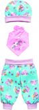 Heless Poppenkledingset Eenhoorn 28-35 Cm Katoen Roze/blauw