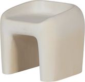 WOOOD Nivo Kruk Tuin - Polymeer - Naturel - 51x52x50