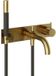 Hotbath Cobber Afbouwdeel - Inbouw Douche/Badmengkraan - Automatische Omstelinrichting met Doucheslang en Handdouche - Geborsteld Messing PVD