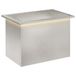 VidaXL Plantenbak met led zilver 40 x 60 x 40 cm roestvrij staal