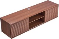 Vevor TV-meubel met Schuifdeuren Hangende TV-kast Wandmontage 152cm, Walnoot