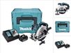 Makita DSS 611 RM1J scie circulaire sans fil 18 V 165 mm + 1x batterie 4,0 Ah + chargeur + Makpac