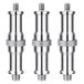 NEEWER ST23 3 stuks standaard metalen adapter 1/4 inch naar 3/8 inch voor studio verlichting statief, hotshoe/coldshoe, kogelkop, draadloze flitsontvanger, trigger