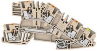 Weidmüller Installatie-etageklem Steekaansluiting Beige 50 stuk(s)
