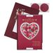 Hallmark Luxe Valentijnsdag kaart voor verloofde - traditioneel bloemenhart ontwerp met geschenkdoos