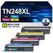 Brother TN248XL cartouche de toner, pack de 4, noir, magenta, jaune, cyan