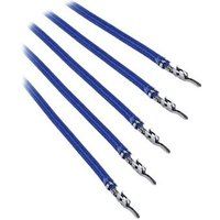 BitFenix Alchemy 2.0 - Voedingskabel - 40 cm - gevormd, met strengen - blauw (pak van 5)