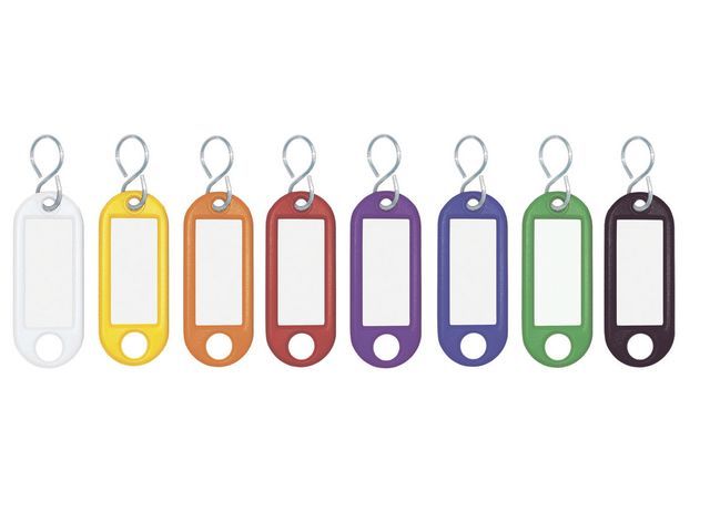 WEDO Sleutelhanger Met S-Ring, 2-Gaats, Assorti