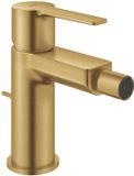GROHE Lineare New S-Size Robinet de bidet – Rotule – EcoJoy – Avec tirette – Brossé Cool Sunrise