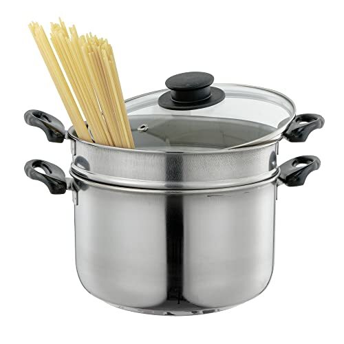 Pastaiola Baroni Home 20cm - Antiaderente, Per Induzione E Gas, Made In Italy, Con Cestello - Foto 3