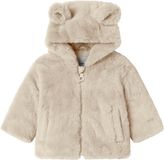 NAME IT NBFMILA JACKET HOOD PB Baby Buitenjassen Maat 80 Polyester Lange mouw Herfst/Winter Vrouwen Moonbeam