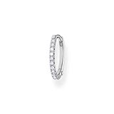 Thomas Sabo enkele oorringen witte stenen 925 sterling zilver CR657-051-14