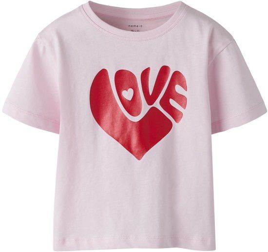 Name it T-shirt Biologisch katoen Cradle Pink