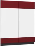 Vicco R-Line Keukenfront – 59.2 x 59 cm meubelfront voor de glazen hangkast Rood