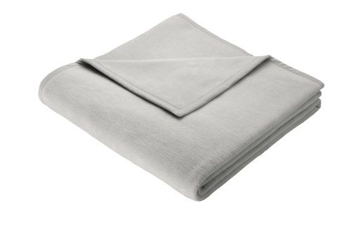 Biederlack Woondeken - 150 x 200 cm - zilver - thermosoft - 575609