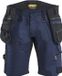 Blåkläder STRIKER Pantalon de travail Court Hommes Bleu marine foncé/Noir Coton