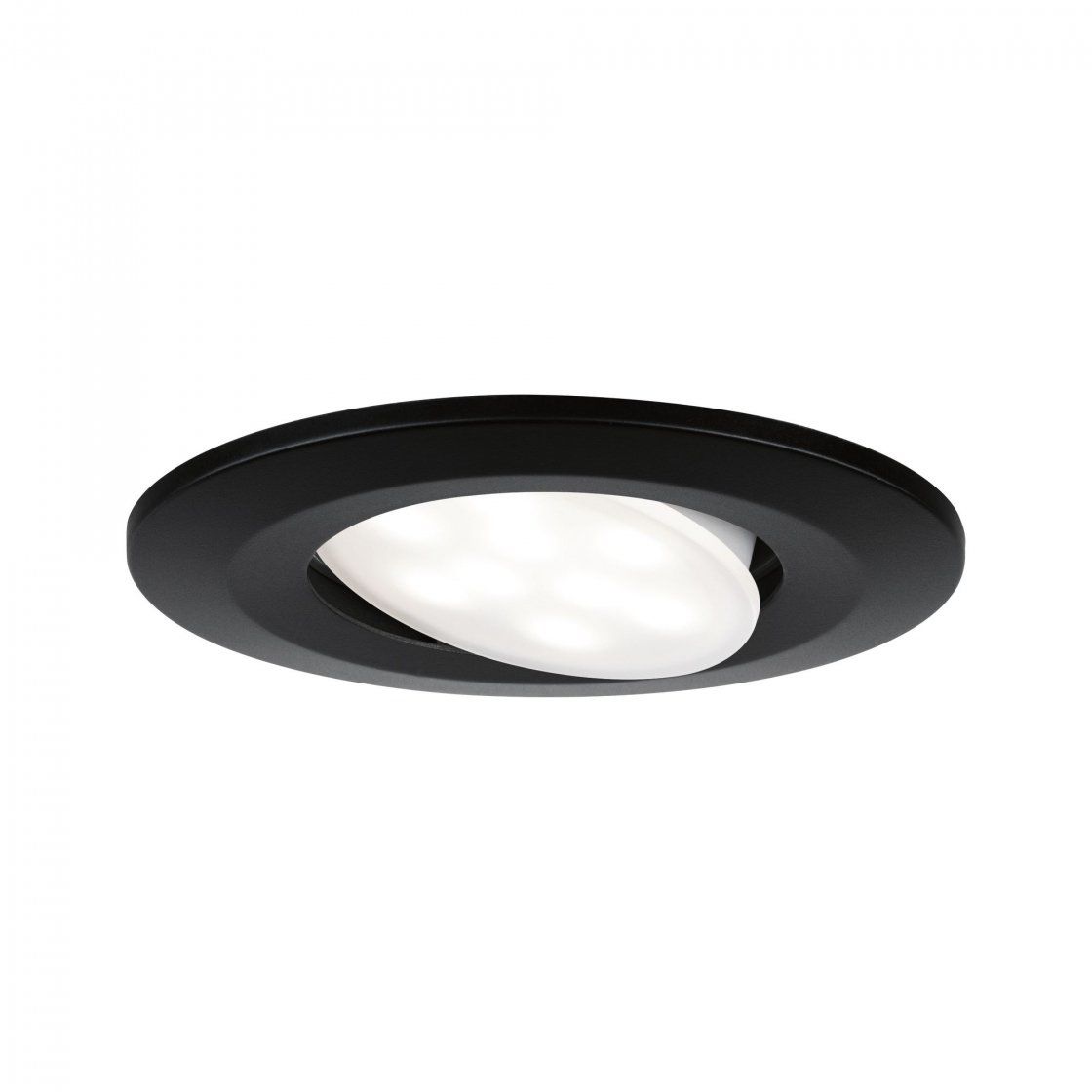 Paulmann 99991 Plafondlamp - 530 Lumen - 4000K - Zwart - Rond