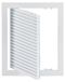 Grille de ventilation avec filtre 200 x 250 mm, pivotant