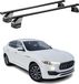 Menabo Barre de toit pour Maserati Levante, années modèle 2017-2024, couleur noir