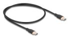 Delock USB 2.0 kabel USB C naar USB C 0,5 m Zwart