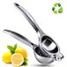 Presse-citron Inox, couleur argent, résistant au lave-vaisselle