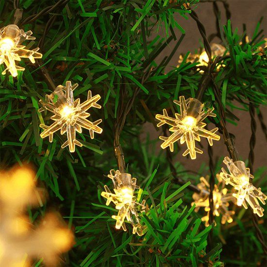 RexTech Solar lichtslinger Blitzen - 40 LED's - Zwart - Warm wit licht