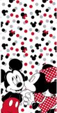 4KidsOnly Mickey Mouse Strandlaken Polyester Multi Colour Rechthoek Kinderen 70x140 cm