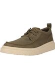 CLARKS Veterschoen 'Polden Moc' olijfgroen
