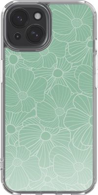 imoshion Hoesje - Geschikt voor Apple iPhone 15 - Design hoesje - Botanica