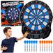Lean toys Tableau de fléchettes électronique LCD jeu d'arcade 25 jeux 176 variantes