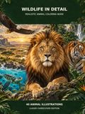 Wildlife in Detail: Realistic Animal Coloring Book for Adults