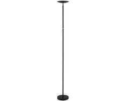 MAUL MAULsphere LED Vloerlamp - H183 cm - Dimbaar - Zwart Metaal