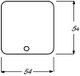 Busch-Jaeger 6543-214-102 - Veiligheidsplaatjes voor stopcontacten - wit