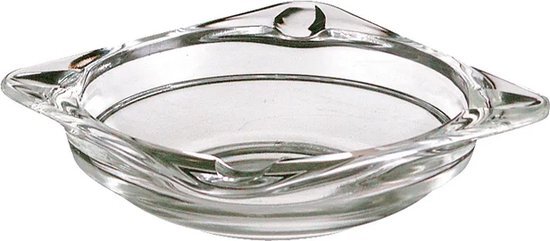 Glazen asbak - Stapelbare tafelasbak &#216;12 cm