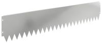 Bordure de gazon 20 pièces 103 x 20 cm Acier galvanisé argent