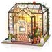 Merkloos Icecat Miniatuur DIY Poppenhuis Bouwset voor Creatieve Crafters
