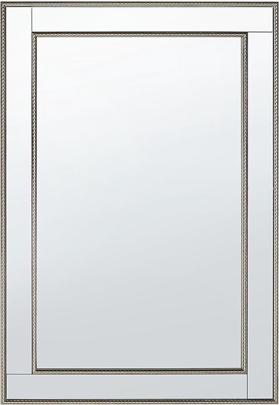 Beliani Wandspiegel goud/zilver 60 x 90 cm FENIOUX