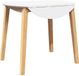 vidaXL Eettafel massief hout naturel rubber