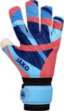 Jako River Supersoft Rc Keepershandschoenen - Hemelsblauw / Koraal / Navy | Maat: 7
