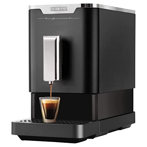 SENCOR SES 7200BK Automatische espressomachine, 1470 W, zwart/zilver