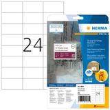 HERMA Etiketten folie wit 70x37 A4 LaserCopy - 4695