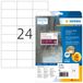 HERMA Etiketten folie wit 70x37 A4 LaserCopy - 4695