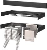Wasophoogte® Wanddroogrek - Zwart
