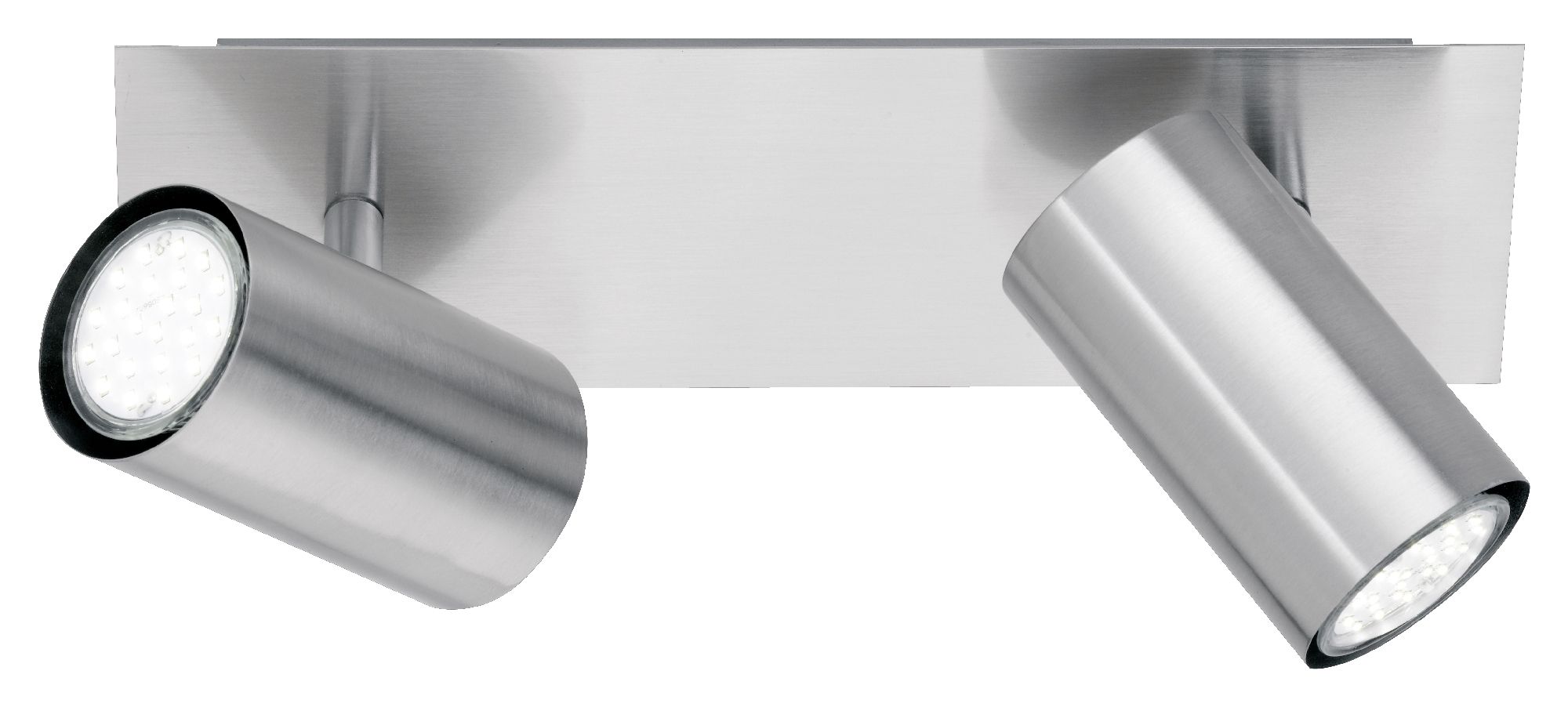TRIO LEUCHTEN Serie 8024 Spotlamp 2 x 35 W RVS 802400207