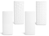 Merkloos Keramische luchtbevochtiger radiator - 4 stuks - 410 ml - Set van 4