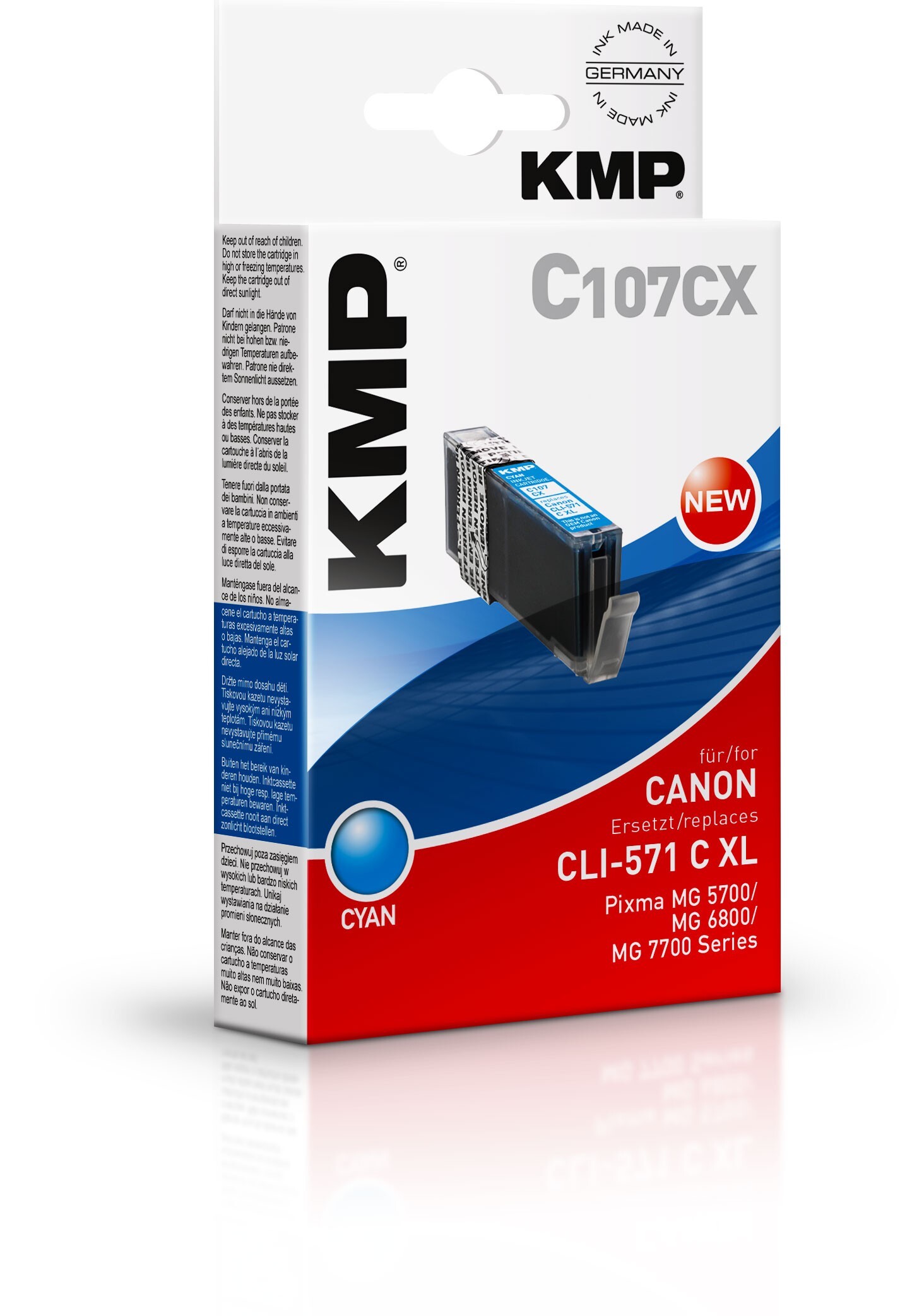 KMP C107CX cyaan